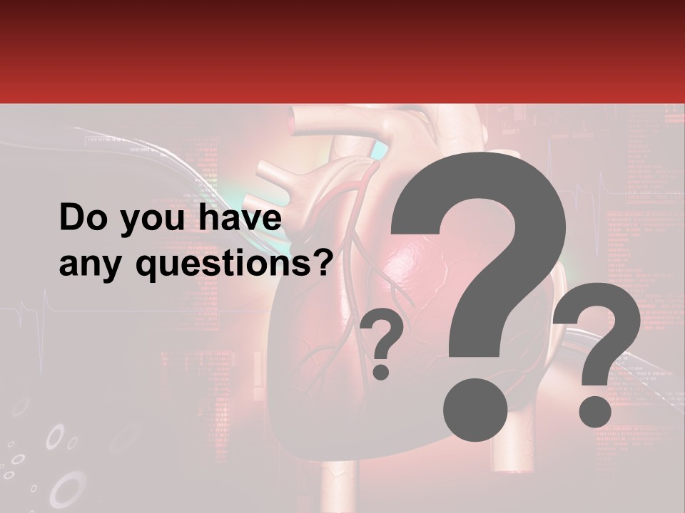 A Medical Powerpoint Presentation With A Heart PowerPoint Template