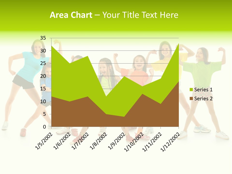 A Group Of Young Girls Standing Next To Each Other PowerPoint Template