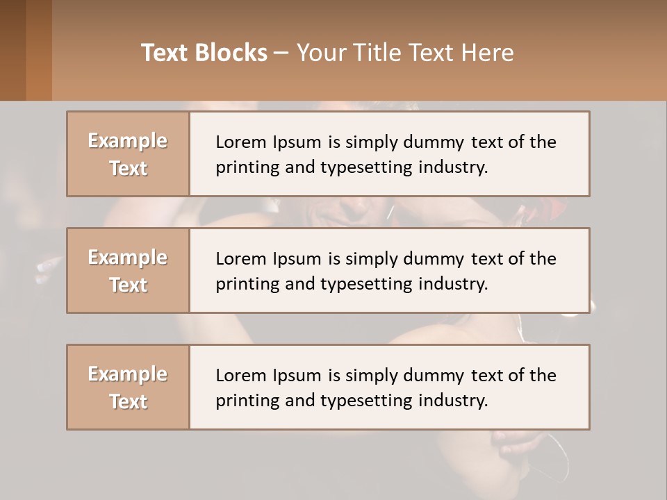 A Man And A Woman Are Dancing Together PowerPoint Template