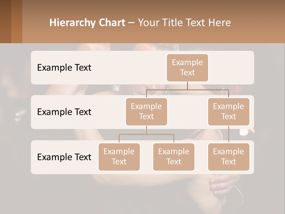 A Man And A Woman Are Dancing Together PowerPoint Template