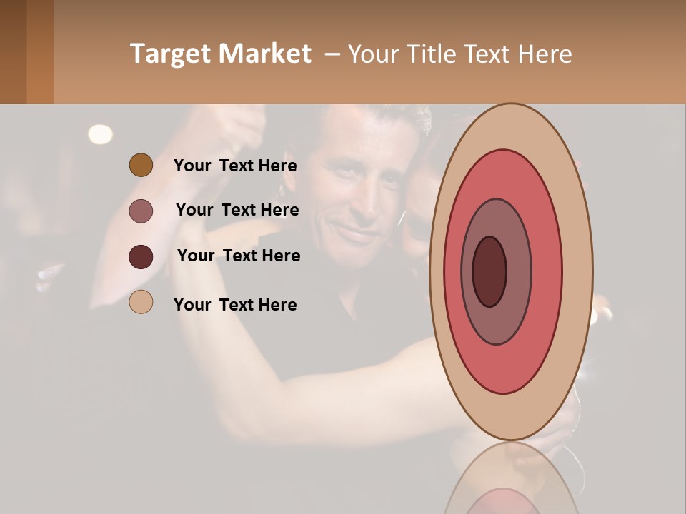 A Man And A Woman Are Dancing Together PowerPoint Template