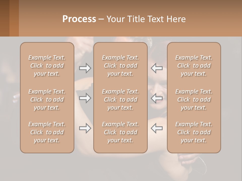A Man And A Woman Are Dancing Together PowerPoint Template