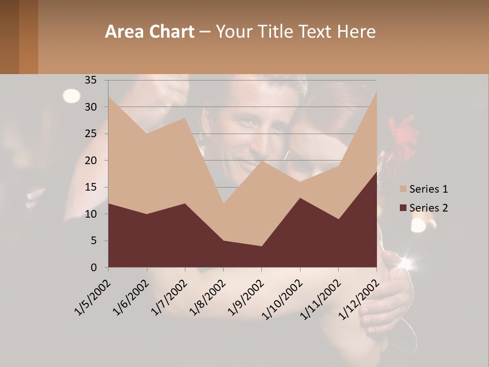 A Man And A Woman Are Dancing Together PowerPoint Template