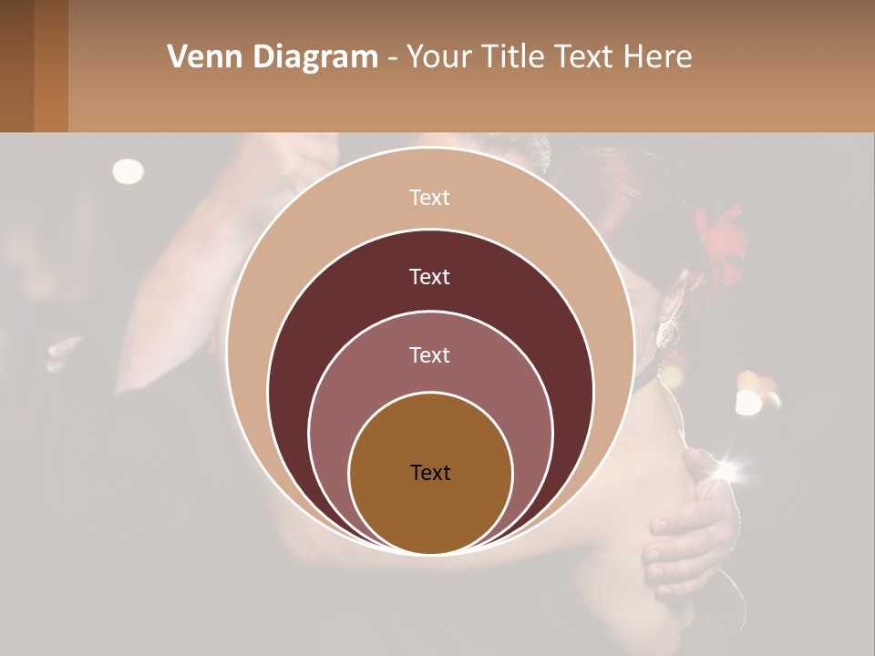 A Man And A Woman Are Dancing Together PowerPoint Template