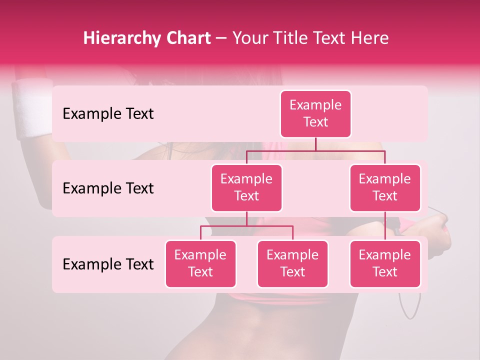 A Woman With A Band Around Her Arm Holding A Hair Dryer PowerPoint Template