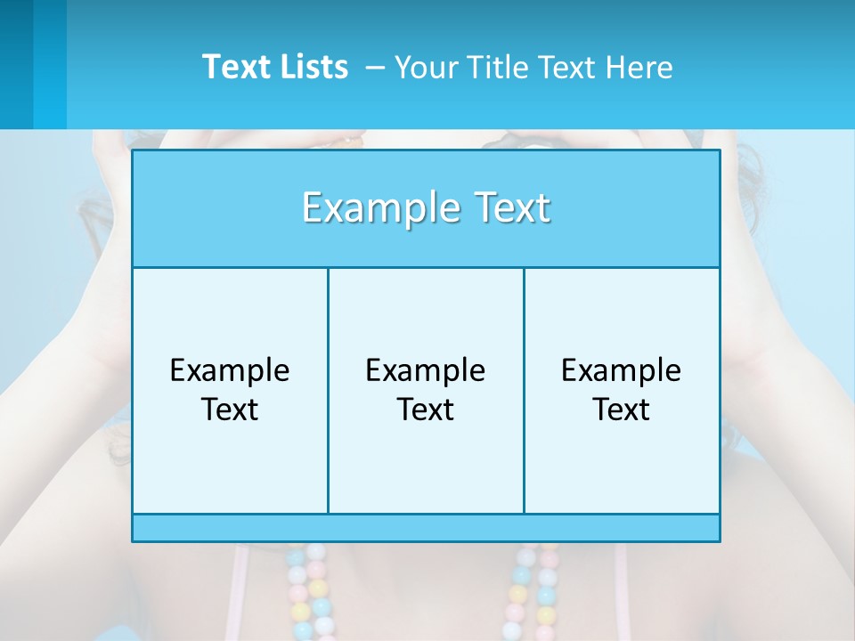 A Woman Holding Two Cupcakes Over Her Eyes PowerPoint Template