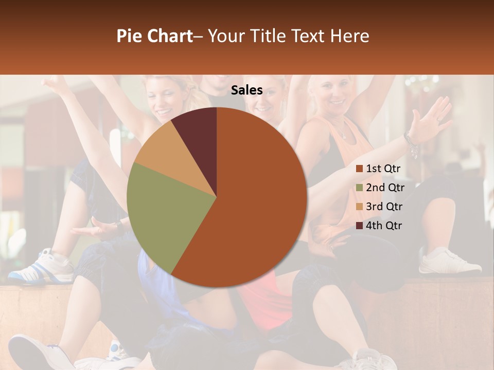 A Group Of Women Sitting On A Bench With Their Arms In The Air PowerPoint Template