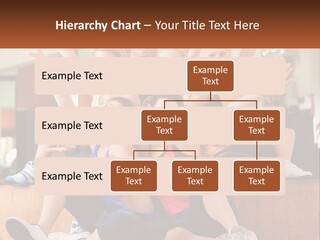 A Group Of Women Sitting On A Bench With Their Arms In The Air PowerPoint Template