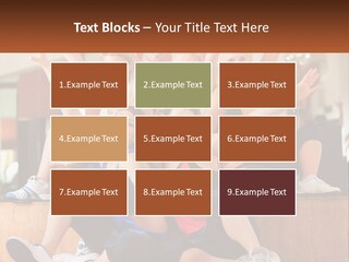 A Group Of Women Sitting On A Bench With Their Arms In The Air PowerPoint Template