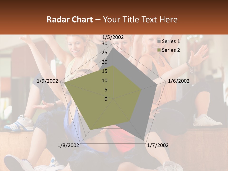 A Group Of Women Sitting On A Bench With Their Arms In The Air PowerPoint Template