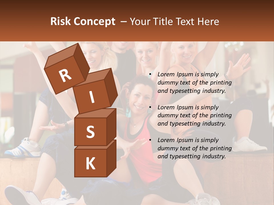 A Group Of Women Sitting On A Bench With Their Arms In The Air PowerPoint Template