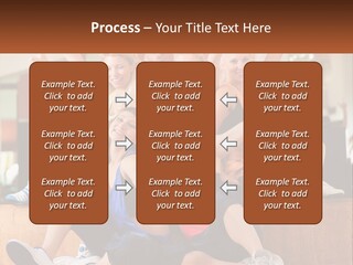 A Group Of Women Sitting On A Bench With Their Arms In The Air PowerPoint Template