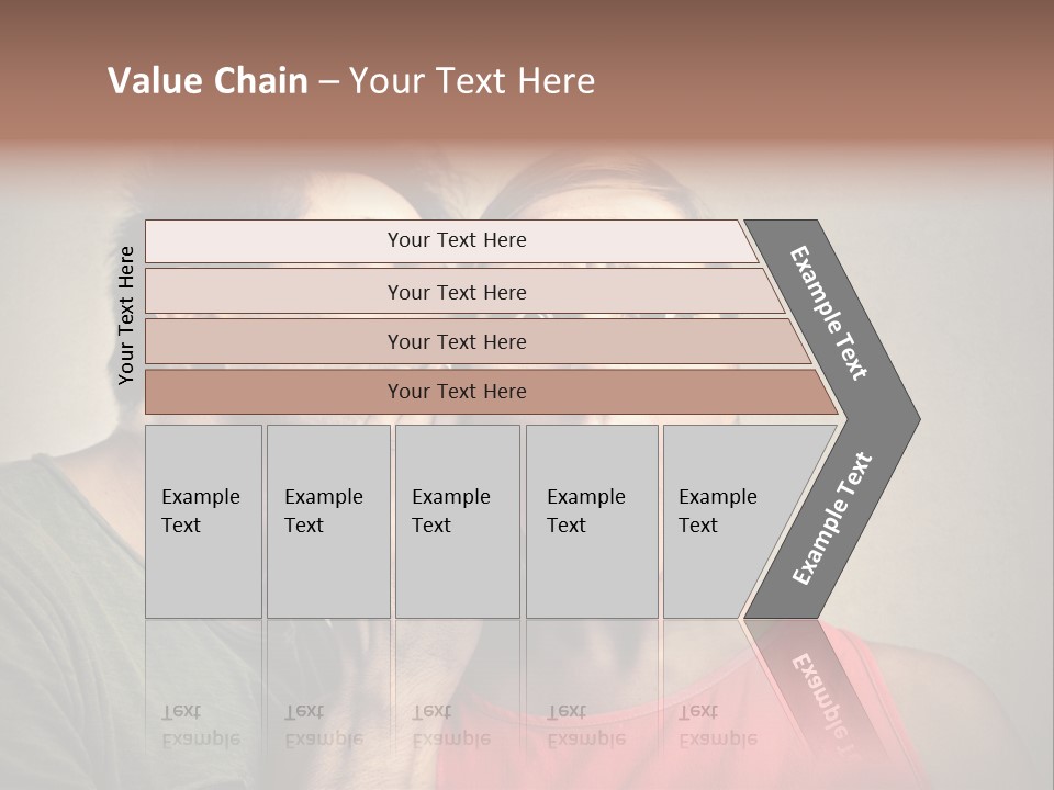 A Man And A Woman Covering Their Mouths With Their Hands PowerPoint Template