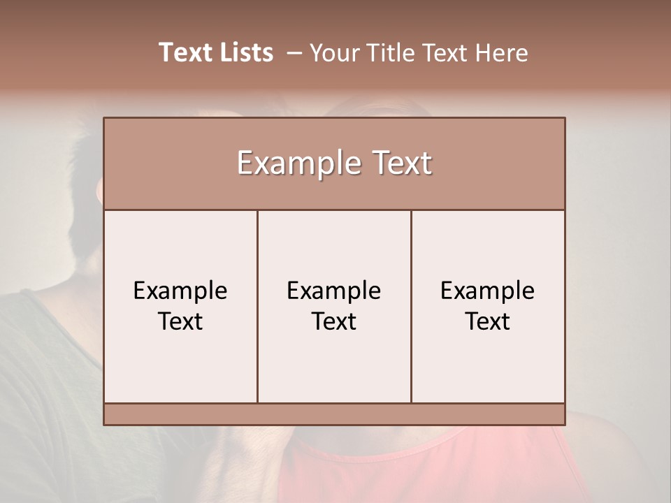 A Man And A Woman Covering Their Mouths With Their Hands PowerPoint Template