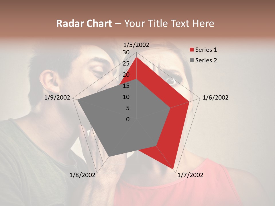 A Man And A Woman Covering Their Mouths With Their Hands PowerPoint Template