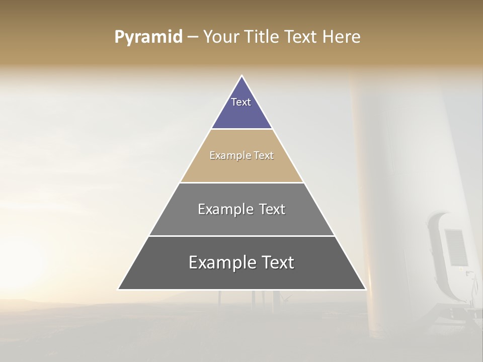 A Wind Farm With Windmills In The Background PowerPoint Template