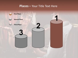 A Man And A Woman Talking To Each Other PowerPoint Template