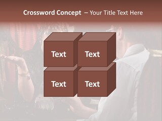 A Man And A Woman Talking To Each Other PowerPoint Template