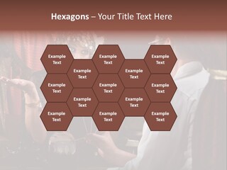 A Man And A Woman Talking To Each Other PowerPoint Template