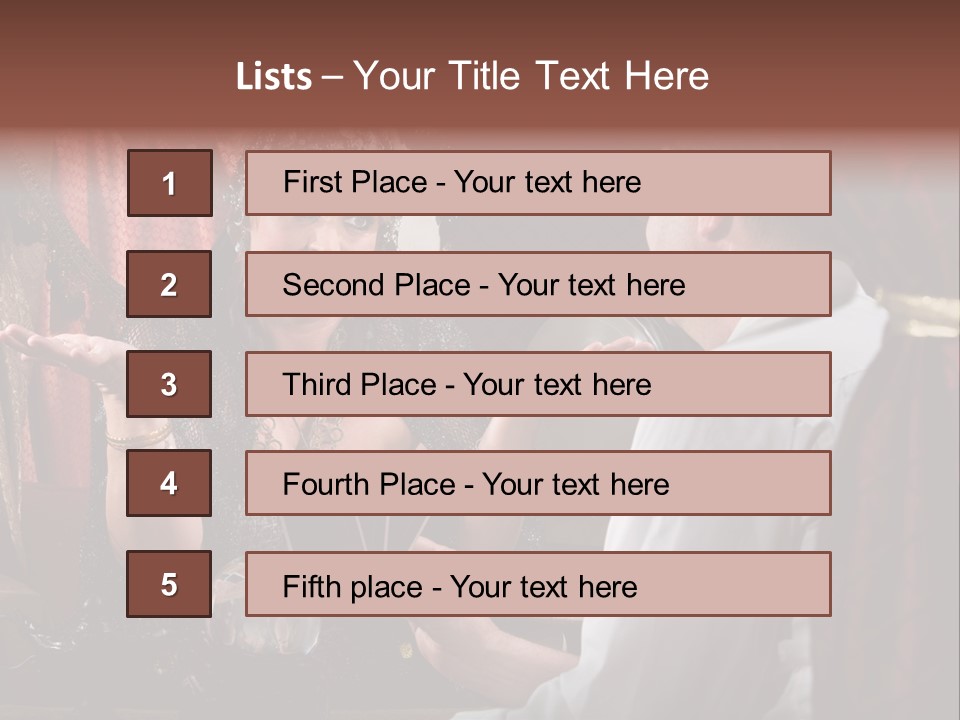 A Man And A Woman Talking To Each Other PowerPoint Template