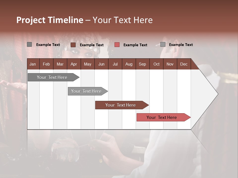 A Man And A Woman Talking To Each Other PowerPoint Template
