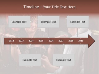 A Man And A Woman Talking To Each Other PowerPoint Template
