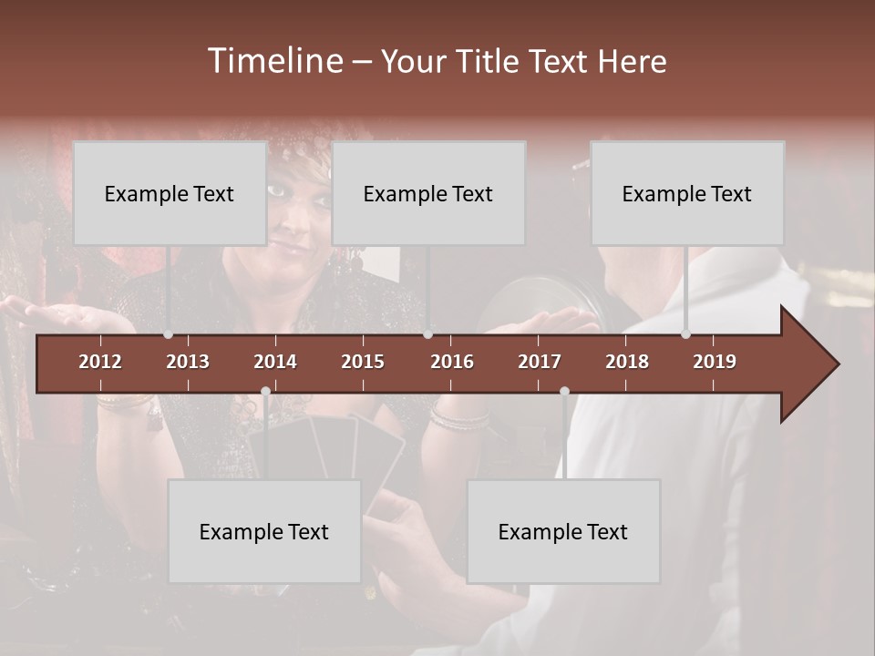 A Man And A Woman Talking To Each Other PowerPoint Template
