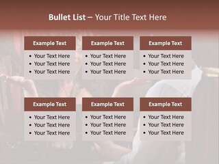 A Man And A Woman Talking To Each Other PowerPoint Template