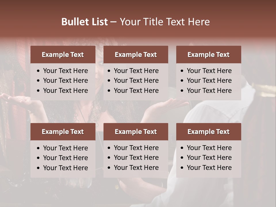 A Man And A Woman Talking To Each Other PowerPoint Template