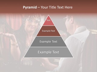 A Man And A Woman Talking To Each Other PowerPoint Template