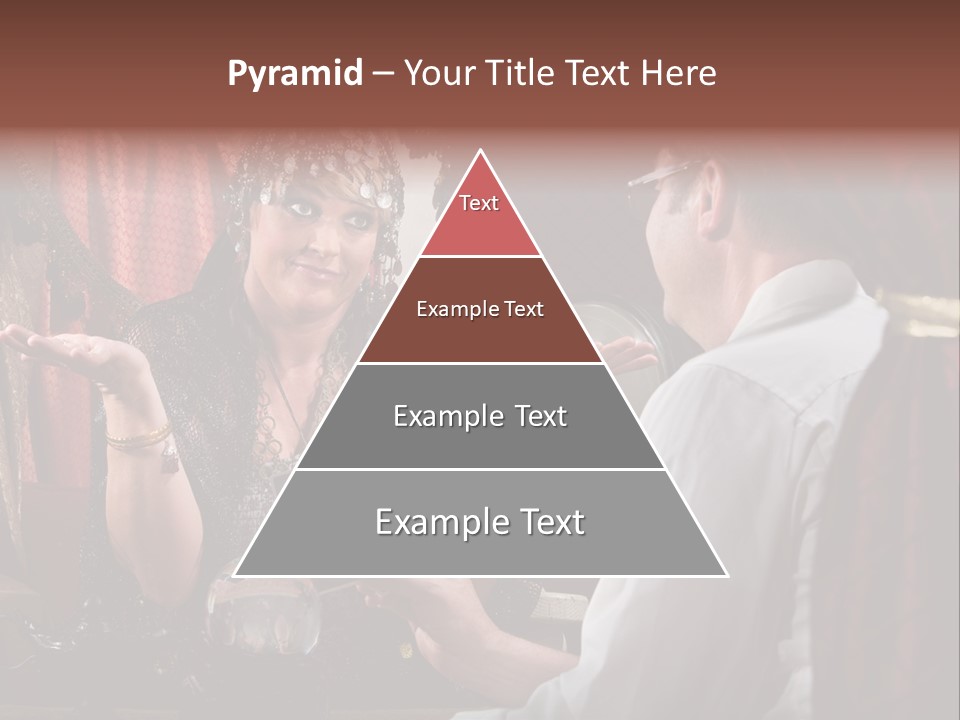 A Man And A Woman Talking To Each Other PowerPoint Template