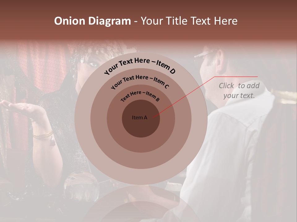 A Man And A Woman Talking To Each Other PowerPoint Template