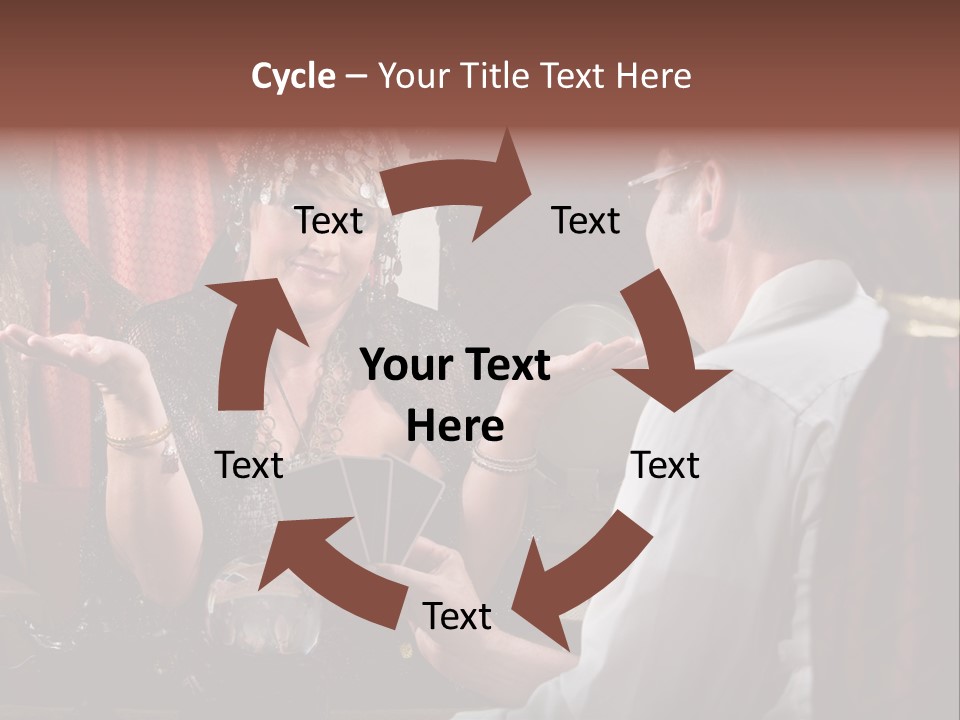 A Man And A Woman Talking To Each Other PowerPoint Template
