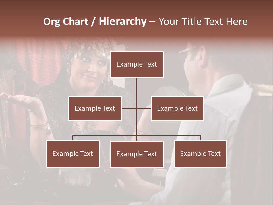 A Man And A Woman Talking To Each Other PowerPoint Template