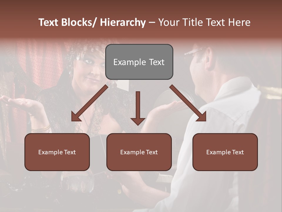 A Man And A Woman Talking To Each Other PowerPoint Template