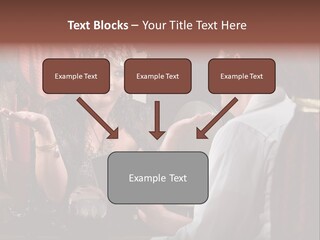 A Man And A Woman Talking To Each Other PowerPoint Template