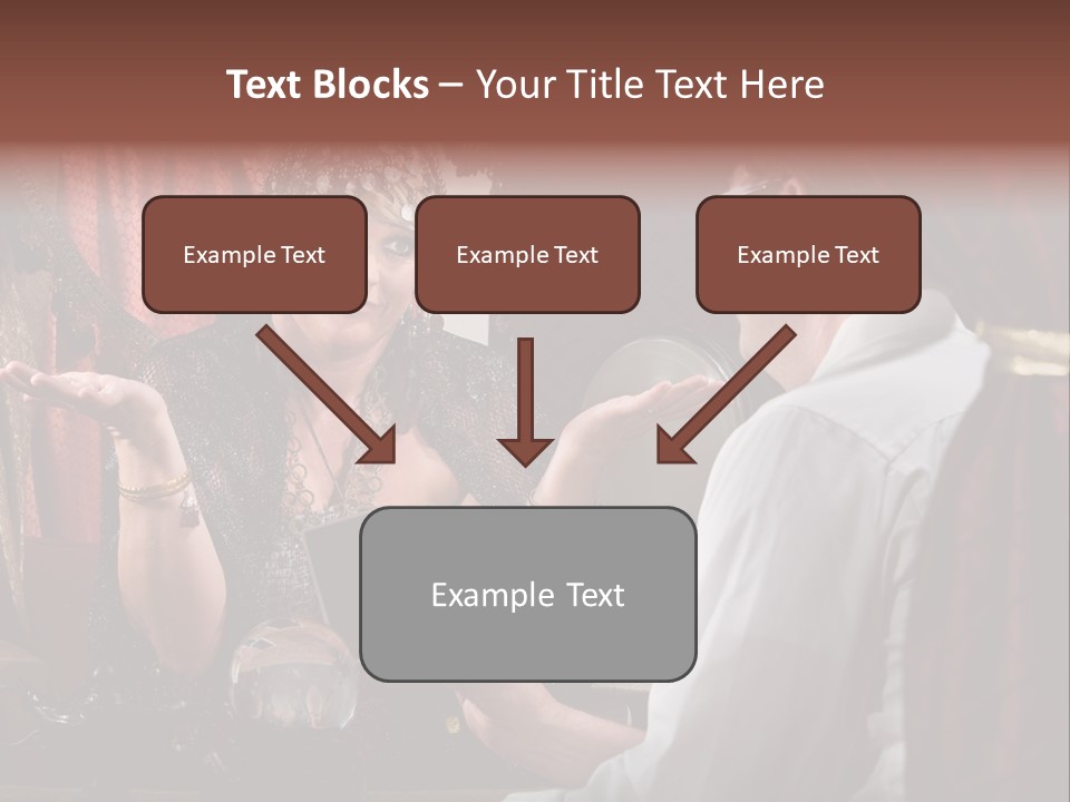 A Man And A Woman Talking To Each Other PowerPoint Template