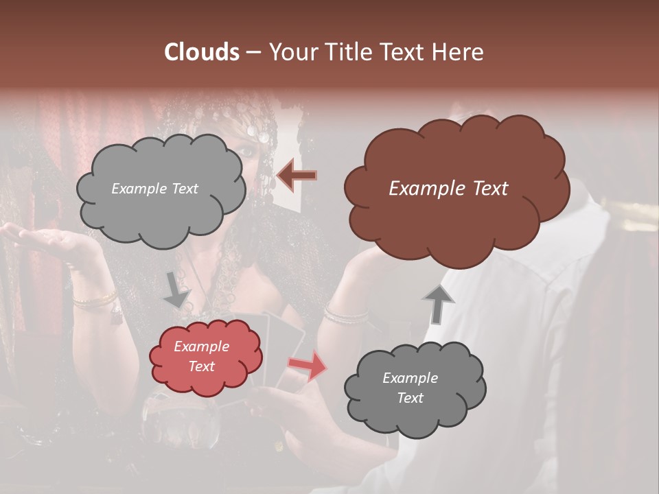 A Man And A Woman Talking To Each Other PowerPoint Template