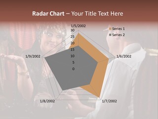 A Man And A Woman Talking To Each Other PowerPoint Template