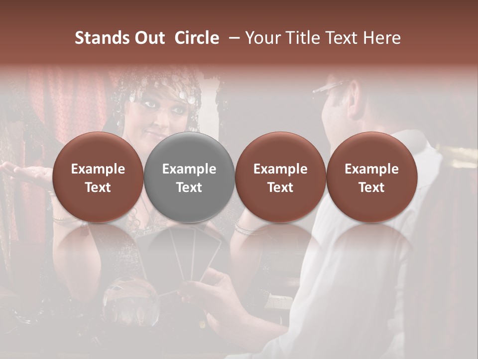 A Man And A Woman Talking To Each Other PowerPoint Template