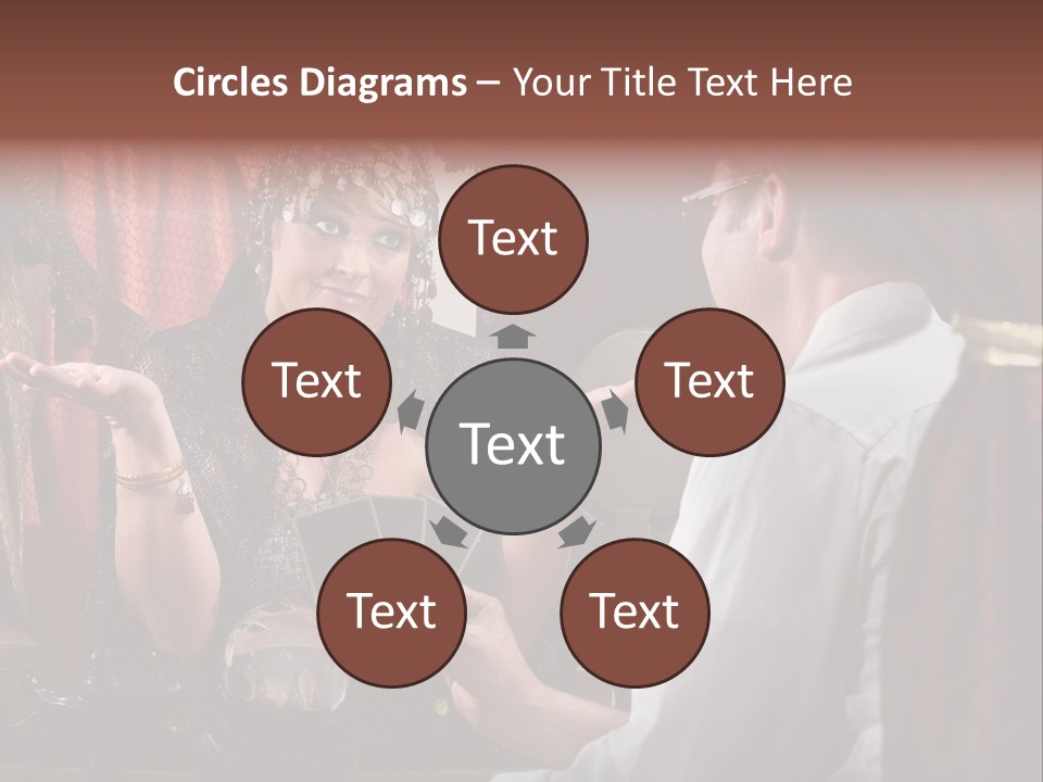 A Man And A Woman Talking To Each Other PowerPoint Template