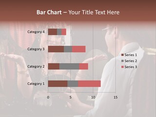 A Man And A Woman Talking To Each Other PowerPoint Template
