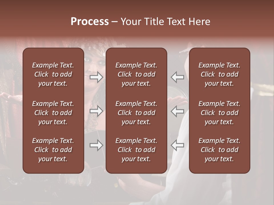 A Man And A Woman Talking To Each Other PowerPoint Template