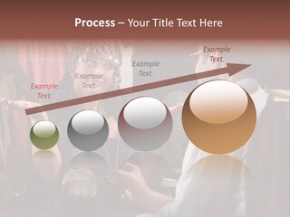 A Man And A Woman Talking To Each Other PowerPoint Template