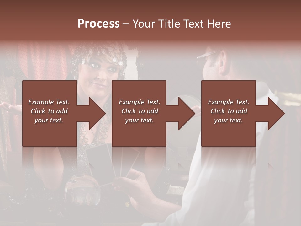 A Man And A Woman Talking To Each Other PowerPoint Template