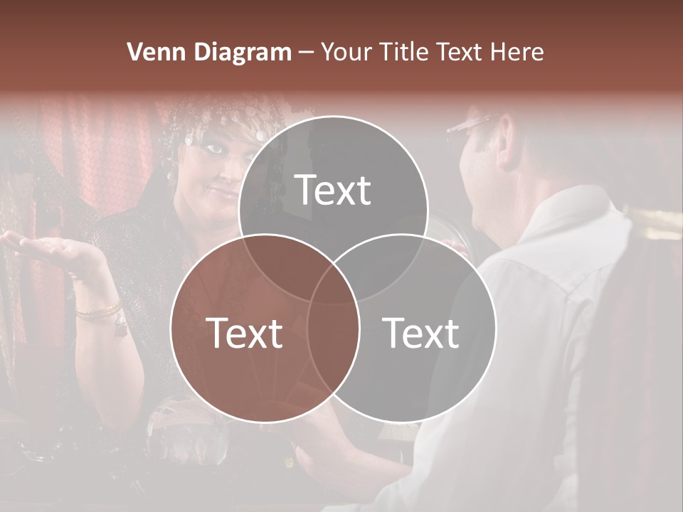 A Man And A Woman Talking To Each Other PowerPoint Template