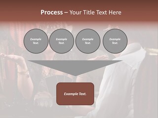 A Man And A Woman Talking To Each Other PowerPoint Template