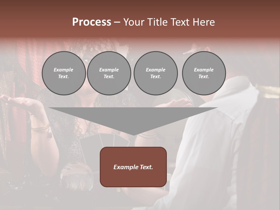 A Man And A Woman Talking To Each Other PowerPoint Template