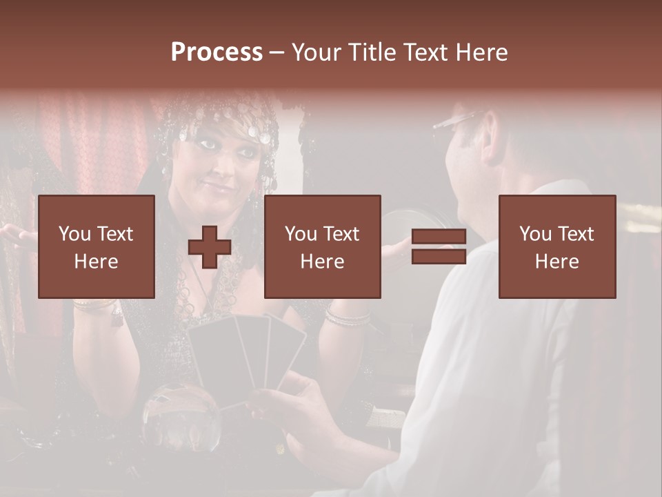 A Man And A Woman Talking To Each Other PowerPoint Template