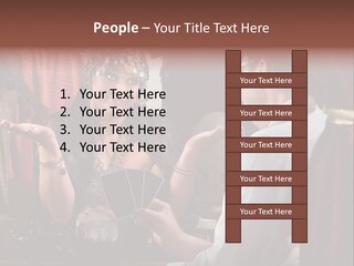 A Man And A Woman Talking To Each Other PowerPoint Template